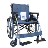 中进手推轮椅航钛铝合金轮椅ZA-101超轻便携双刹车老人折叠轮椅JA