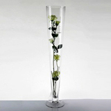 厂家直销 批发婚庆玻璃花瓶婚礼花束高脚杯桌花路引花瓶玻璃透明