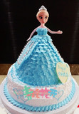 西安冰雪奇缘艾莎公主 芭比公主蛋糕 芭比娃娃生日个性蛋糕定制