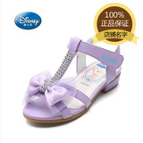 鞋柜 迪士尼 2015夏新款女童鞋1115333585可爱水钻蝴蝶结公主凉鞋