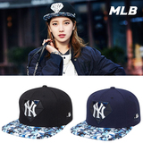 正品代购2016夏季新款mlb棒球帽男女NY韩版平沿鸭舌嘻哈太阳帽子