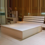 瑞信床1.5米1.8米单双人床气压高箱床板式储物床 简约现代板式床