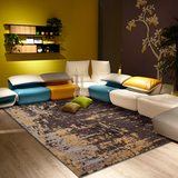 土耳其进口客厅地毯现代简约抽象 茶几沙发卧室床边宜家时尚日式