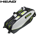 包邮正品 海德HEAD 3-6支装网球/羽毛球拍包 双肩拍包 多功能球包