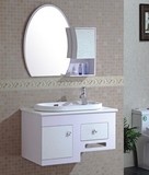 特色椭圆形台下洗脸盆欧式复古时尚高档卫浴柜环保耐用浴室镜柜组