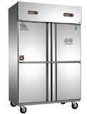奥华立四门冰箱双机双温 暗管冷藏柜商用厨房冷柜商用展示冷柜
