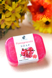 泰国手工石榴皂精油皂洁面洗脸皂花香植物草本香皂洗澡肥皂丝瓜巾