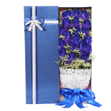 11朵19朵33朵蓝色玫瑰妖姬礼盒无锡同城配送生日情人节鲜花束速递