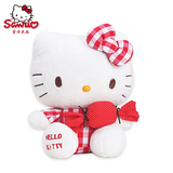 【爆款推荐】官方Hello Kitty凯蒂猫 糖果格子毛绒公仔玩具礼物