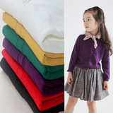 韩国童装秋季女童毛衣开衫糖果色针织衫中大童毛衫加厚亲子母女装