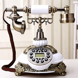 顶爷时尚创意电话仿古电话机欧式老式复古电话机家用办公固话座机