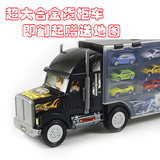 大货车玩具大货柜车运输车合金车模合金玩具车可坐人儿童8SN7OT