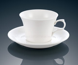 酒店餐具批发镁质白瓷雅骨瓷欧美式陶瓷咖啡水杯茶纯白东洋茶杯碟