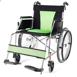 旁恩多功能铝合金轮椅 PE-JS-60轻便可折叠老人代步车残疾人手推