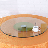 转盘 钢化玻璃转盘 大桌子面玻璃圆桌转盘歺桌包邮 酒店大餐桌