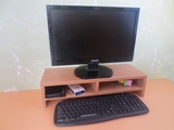 上置物架收纳架台式液晶电脑显示器屏办公桌面增高架子打印机架桌
