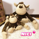 正版NICI小猴子大猩猩公仔毛绒玩具 大号生日礼物抱枕布娃娃玩偶