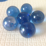 彩色玻璃球 玻璃珠 弹珠 溜溜弹子圆珠圆球  25mm 玩具球 按摩球