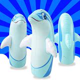 包邮 充气企鹅不倒翁玩具 大号带沙袋 儿童充气玩具 宝宝健身益智