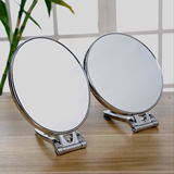 双面台式化妆镜手柄镜子便携折叠壁挂镜多功能美容镜高清一面放大