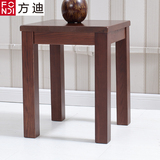 方迪纯实木凳子白橡木方凳小板凳矮凳美式简约现代胡桃环保家具