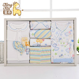 童泰新生儿礼盒满月礼盒婴儿衣服套装宝宝11件套母婴用品