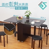 现代简约小户型可折叠餐桌 折叠式餐桌 家用可折叠简易小饭桌餐桌
