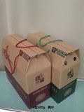 生态土特产包装盒袋干货食用菌香菇木耳锥栗通用牛皮纸手提礼品袋