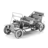 特价新款3D金属模型DIY手工拼装立体拼图合金玩具汽车模型老爷车