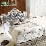 欧式卧室家具套装组合结婚成套衣柜实木床梳妆台六五四件套白色