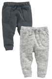 现货】NEXT进口童装15秋款 男宝宝深灰色+灰色加绒运动裤2条