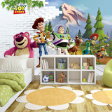 3d立体玩具总动员迪士尼风景墙纸卡通儿童房壁画卧室背景墙壁纸