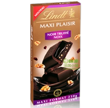 预定 法国Lindt瑞士莲 新口味Maxi Plaisir松露核桃夹心黑巧克力