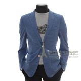 ZIOZIA韩国专柜正品代购反季特卖时尚修身西服外套BZU2KC1110蓝色