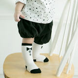 婴儿袜子夏0-1-3-2岁纯棉宝宝中筒袜护膝韩国经典幼儿空调长筒袜