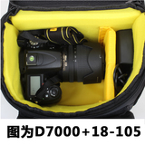 / 单反相机包 单肩包700D 70D 6D一机两镜 可放ip