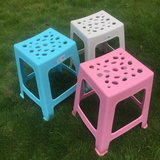 透气塑料凳子加厚塑料高凳浴室凳餐桌凳条纹高凳办公凳凳子塑料