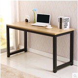 简易电脑桌台式桌家用写字台书桌简约现代钢木桌办公桌子双人桌