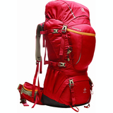 【特价】探路者专业户外70升徒步包登山包防雨双肩背包TEBD80001