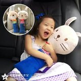 现货 【柠檬麻麻韩国正品代购】儿童汽车座椅安全背带套抱枕娃娃
