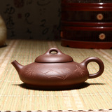 宜兴紫砂茶壶 国家级高级工艺师王品荣亲制 底槽清 东坡石瓢壶