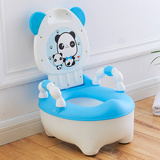 熊猫加厚加大儿童座便器 儿童抽屉式马桶宝宝便盆婴儿靠背坐便器