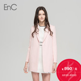 ENC女装春装2016新款潮时尚绣花百搭中长款西装外套女EHJK61102M