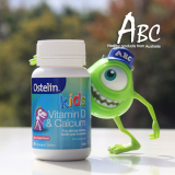 现货 澳洲Ostelin kids儿童钙片+VD维生素咀嚼片50粒增高补钙