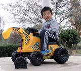 玩具童车大型工程车包邮超大号遥控儿童电动挖掘机可坐可骑挖土机