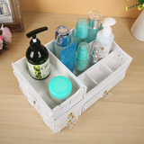 卫生间置物架 桌面化妆品收纳盒整理浴室防水收纳架梳妆台储物柜