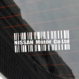 适用于【NISSAN】日产奇骏逍客定制车标贴纸汽车反光贴纸3621