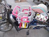 包邮女式电动自行车前置婴儿童宝宝安全弹簧减震座椅踏板电瓶车座