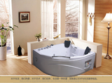 出口欧美 亚克力扇形冲浪按摩浴缸 单人双人泡澡130 1.45 1.5米