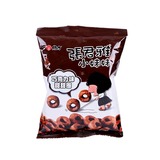 【天猫超市】台湾进口膨化零食品 张君雅小妹妹巧克力甜甜圈45g